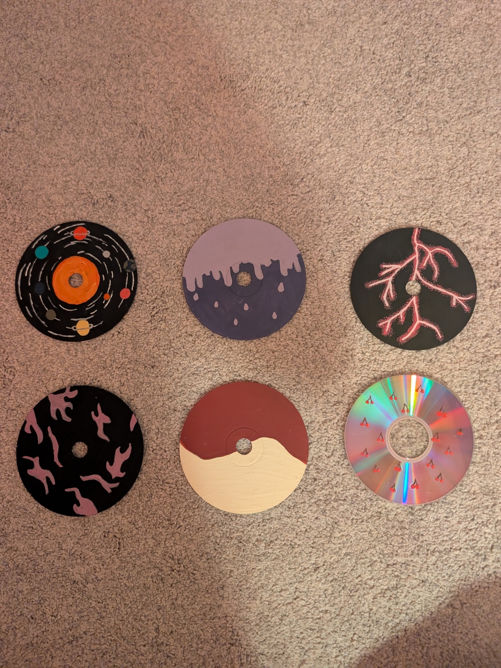 Hand painted CDs